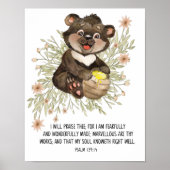 Furchtbar und wunderbar gemacht, Schrift, Kinder Poster (Vorne)