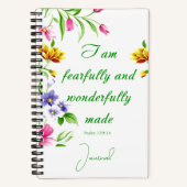 Furchtbar und wunderbar gemacht Zeitschrift Notizblock (Vorderseite)