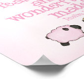 Furchtbar und wunderbar Made 8x10 Print - Rosa Poster (Ecke)