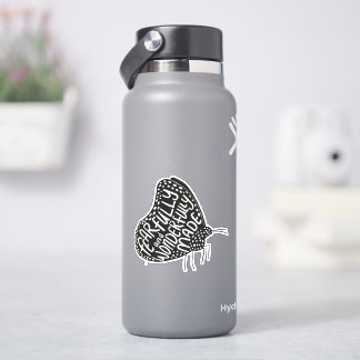 Furchtbar und wunderbar Made Butterfly Sticker