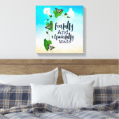 Furchtbar und wunderbar Made Psalm 139:14 Leinwanddruck (Insitu (Schlafzimmer))