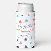 Furchtbar wunderbar gemachte Triangle-Muster-Zitat Selters Dosenkühler (Seltzer Vorderseite)