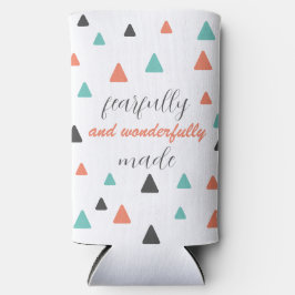 Furchtbar wunderbar gemachte Triangle-Muster-Zitat Selters Dosenkühler