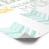 Furchtbar wunderbar Made Arrow Tribal Poster (Ecke)