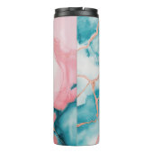 Furchtbar wunderbar Made Psalm 139:14 Thermosbecher (Rückseite)