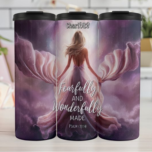 Furchtbar wunderschön rosa Abbildung Thermosbecher