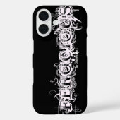 Furchtbare Tattoo-Typografie Case-Mate iPhone Hülle (Rückseite)