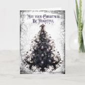 Furchtbare Weihnachtskarte Dankeskarte (Vorderseite)