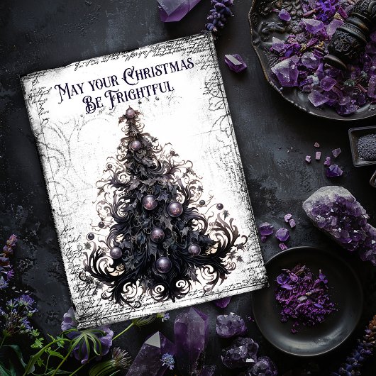 Furchtbare Weihnachtskarte Dankeskarte