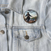Furchtbarer Pirat Blackbeard! Button (Beispiel)