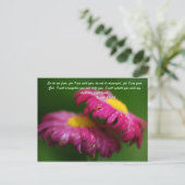 Fürchte also nicht, denn ich bin bei dir; nicht di postkarte (Stehend Vorderseite)