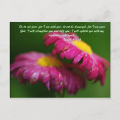 Fürchte also nicht, denn ich bin bei dir; nicht di postkarte (Vorderseite)