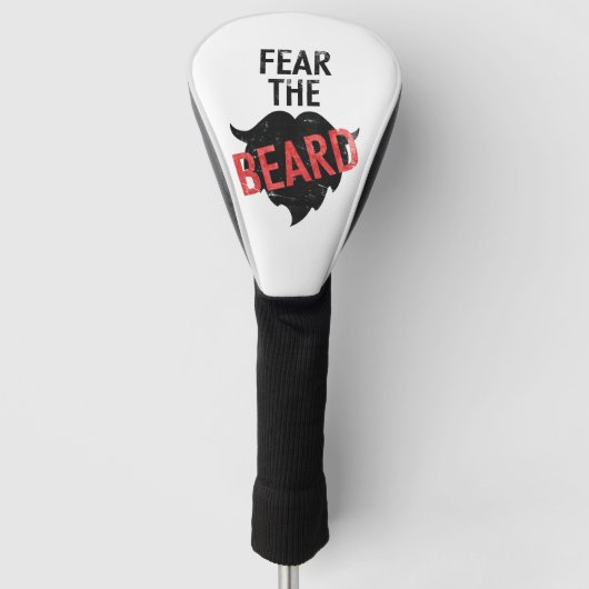 Fürchte den Bart Golf Headcover (Vorderseite)