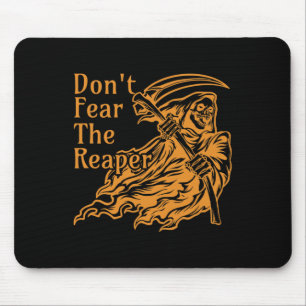 Fürchte den gotischen Todesgrimm-Sensenmann des Se Mousepad