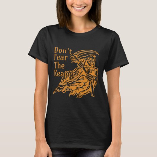 Fürchte den gotischen Todesgrimm-Sensenmann des Se T-Shirt (Vorderseite)