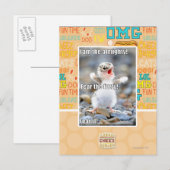 Fürchte den Schwindel! Postkarte (Vorne/Hinten)