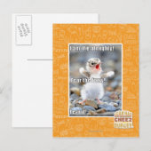Fürchte den Schwindel! Postkarte (Vorne/Hinten)