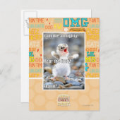 Fürchte den Schwindel! Postkarte (Vorne/Hinten)