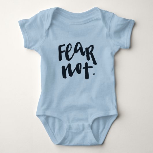 Fürchte dich nicht baby strampler (Vorderseite)