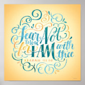 Fürchte dich nicht, denn ich bin bei dir poster (Vorne)