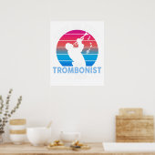 Fürchte dich nicht, der Posaunist ist hier Poster (Küche)