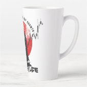 Fürchte dich nicht | Handelsmotivation | Samurai Milchtasse (Rechts)