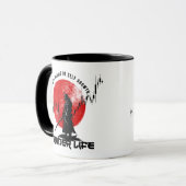 Fürchte dich nicht | Handelsmotivation | Samurai Tasse (Vorderseite Links)