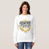 Fürchte dich nicht, ich bin mit dir - Jesaja 41:10 Sweatshirt (Vorne ganz)