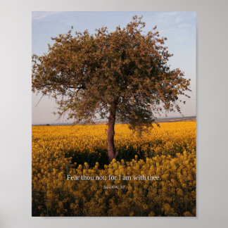 Fürchte dich nicht — Jesaja 41,10 Kunst Poster