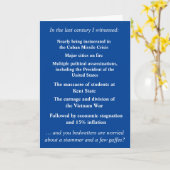 Fürchte dich nicht, Joe Biden zu unterstützen Karte (Gelbe Blume)