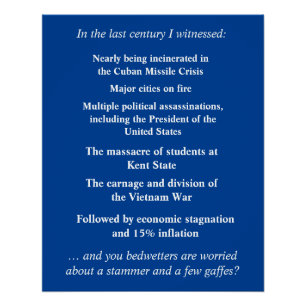 Fürchte dich nicht, Joe Biden zu unterstützen Poster