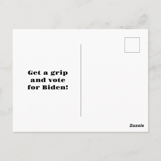 Fürchte dich nicht, Joe Biden zu unterstützen Postkarte (Rückseite)