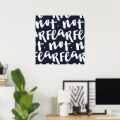 Fürchte dich nicht poster (Heimbüro)