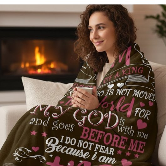 Fürchte Dich Nicht" Religiöse Fleece-Decke Fleecedecke