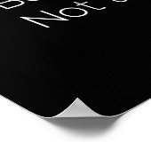 Fürchte dich nicht, versagen, Angst zu haben, nich Poster (Ecke)