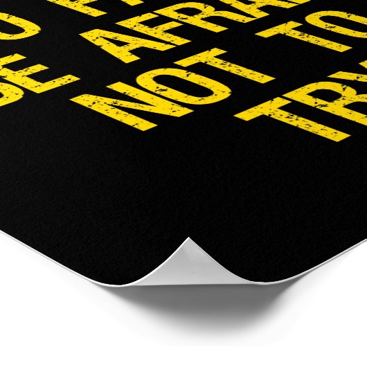 Fürchte dich nicht, versagen. Fürchte dich, es nic Poster (Ecke)