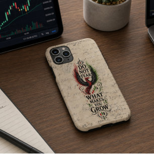 Fürchte Dich Nicht Vintage-Letter-Phoenix-Design Case-Mate iPhone Hülle