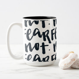 Fürchte dich nicht zweifarbige tasse