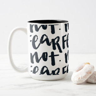 Fürchte dich nicht zweifarbige tasse