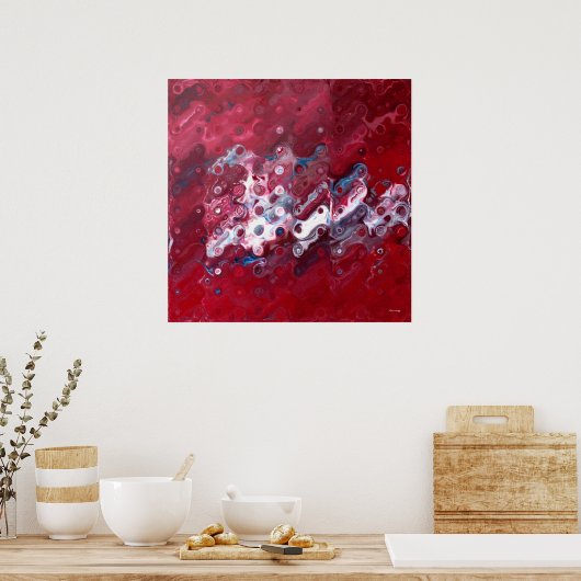 Fürchte dich um nichts! Philippinen 4:6 Poster (Küche)