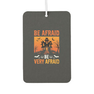 Fürchte Dich Verrücktes Haus Halloween-Design Autolufterfrischer