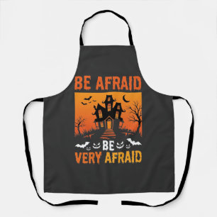 Fürchte Dich Verrücktes Haus Halloween-Design Schürze