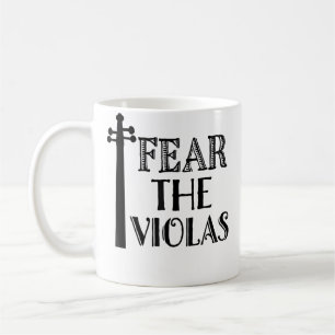 Fürchte die Bratschen Lustiges Orchester Musik Bra Kaffeetasse