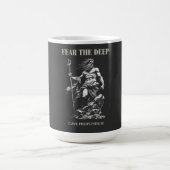 Fürchte die Tiefe – Poseidon Mythisch  Kaffeetasse (Mittel)