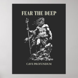 Fürchte die Tiefe – Poseidon Mythisch Poster