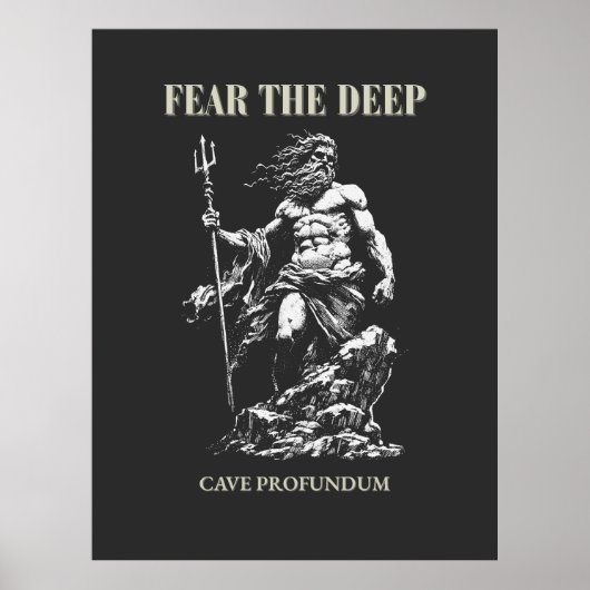 Fürchte die Tiefe – Poseidon Mythisch  Poster (Vorne)