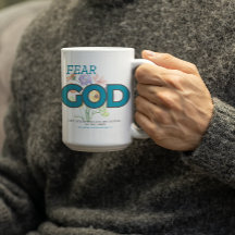 Fürchte Gott mit Bouquet der Blume