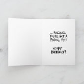Fürchte keinen weiteren Geburtstag Karte (Innenseite)