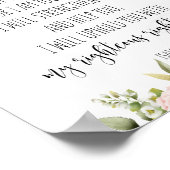 Fürchte nicht, dass ich bei dir bin, Isaiah 41:10 Poster (Ecke)