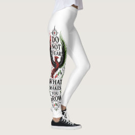 Fürchte nicht, was dich wachsen lässt Trader-Menta Leggings